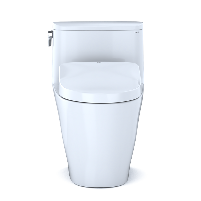 TOTO Nexus Elongated 1.28 gpf One-Piece Toilet with Washlet+ S500e in Cotton White