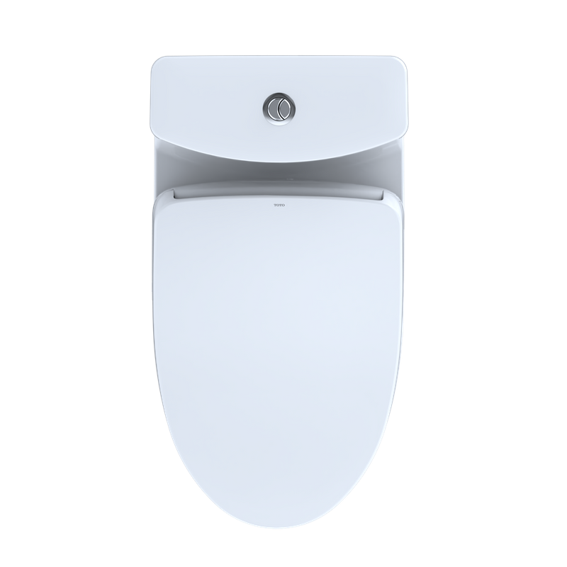 TOTO Aquia IV Elongated Bowl, Washlet+ S500E Dual-Flush One-Piece Toilet, 1.28 & 0.8 GPF, Universal Height - MW6463056CEMFG