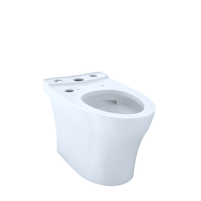 TOTO Aquia IV Elongated Bowl-Less Seat, Dual-Flush One-Piece Toilet, 1.28 GPF, Washlet+ Compatible  - CT446CUGT40