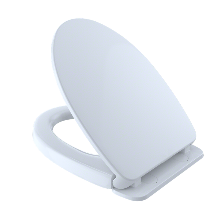 TOTO Elongated SoftClose Toilet Seat for Washlet+ Toilets in Cotton White