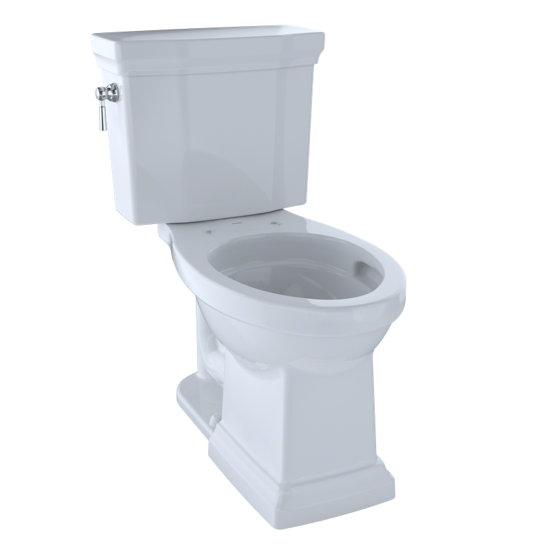 TOTO Promenade II Elongated 1 gpf Two-Piece Toilet in Cotton White