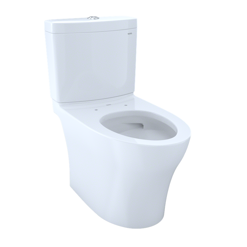 TOTO Aquia IV Elongated Bowl-Less Seat Dual-Flush Two-Piece Toilet, 1.28 & 0.8 GPF - CST446CEMG