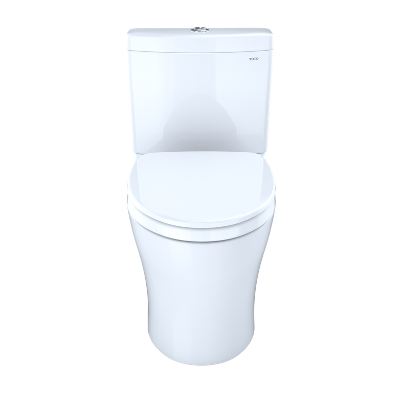 TOTO Aquia IV Elongated Bowl-Less Seat Dual-Flush Two-Piece Toilet, 1.28 & 0.8 GPF - CST446CEMG