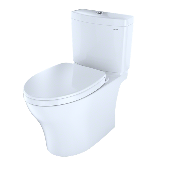 TOTO Aquia IV Elongated Bowl-Less Seat Dual-Flush Two-Piece Toilet, 1.28 & 0.8 GPF - CST446CEMG