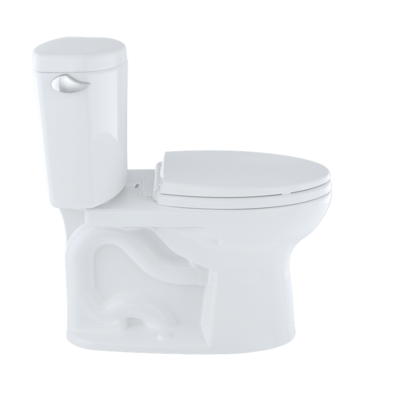 TOTO Drake II Elongated 1.28 gpf Two-Piece Toilet in Cotton White