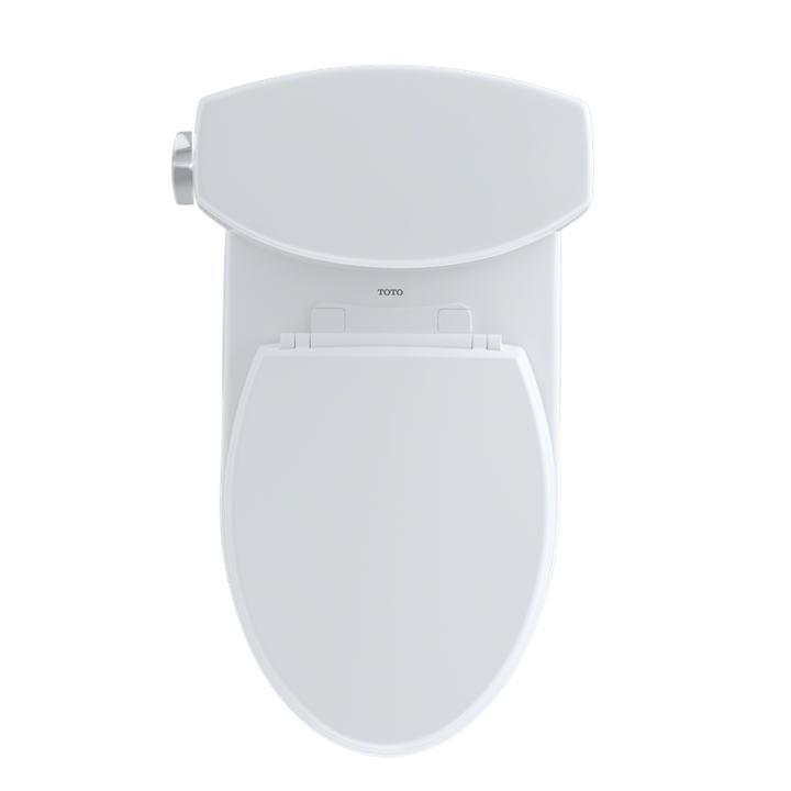 TOTO Drake II Elongated 1.28 gpf Two-Piece Toilet in Cotton White