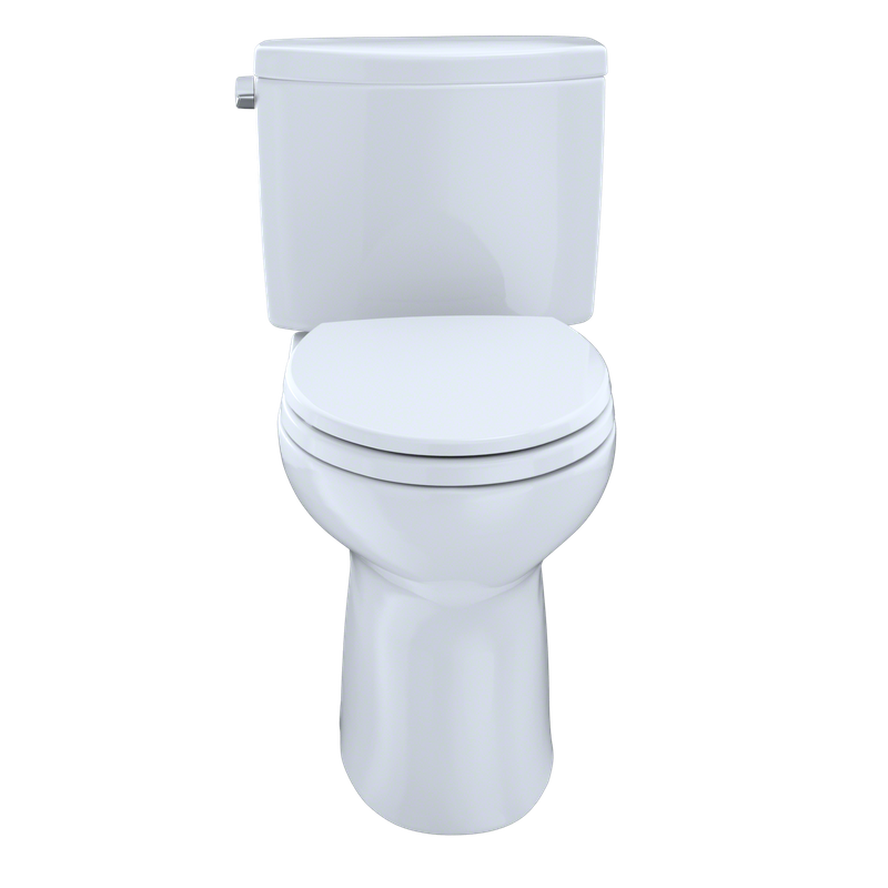 TOTO Drake II Elongated 1.28 gpf Two-Piece Toilet in Cotton White