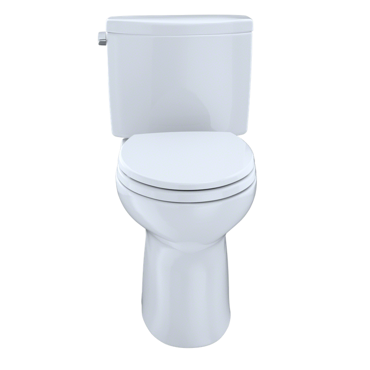 TOTO Drake II Elongated 1.28 gpf Two-Piece Toilet in Cotton White