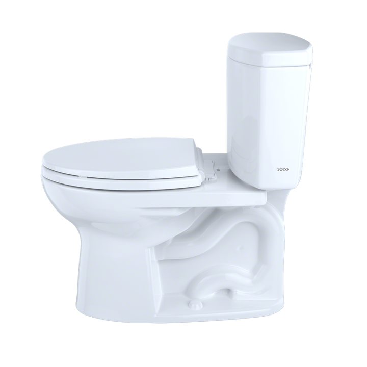 TOTO Drake II Elongated 1.28 gpf Two-Piece Toilet in Cotton White