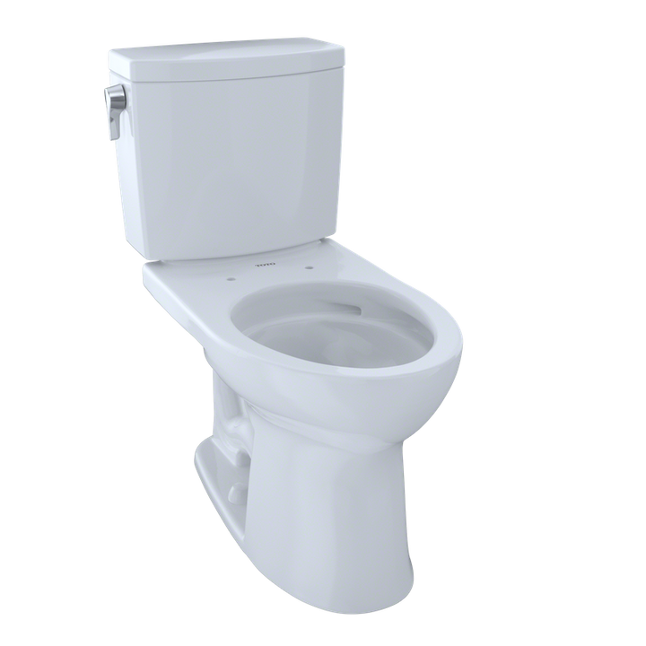 TOTO Drake II Elongated 1 gpf Two-Piece Toilet in Cotton White