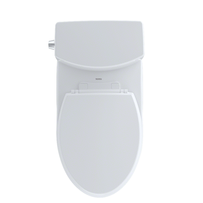 TOTO Drake II Elongated 1 gpf Two-Piece Toilet in Cotton White