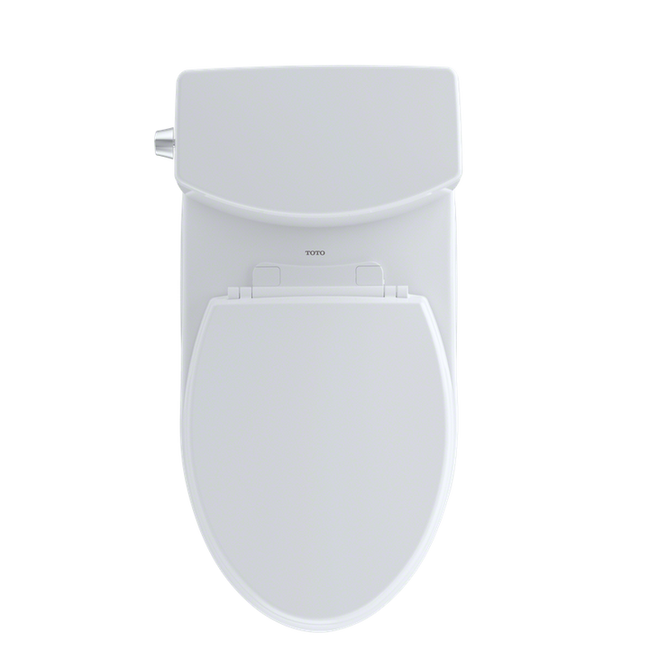 TOTO Drake II Elongated 1 gpf Two-Piece Toilet in Cotton White