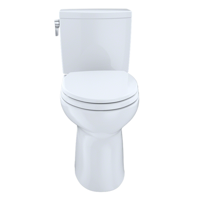 TOTO Drake II Elongated 1 gpf Two-Piece Toilet in Cotton White