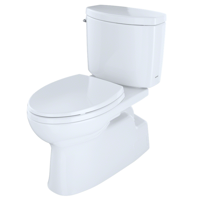 TOTO Vespin II Elongated 1.28 gpf Two-Piece Toilet in Cotton White