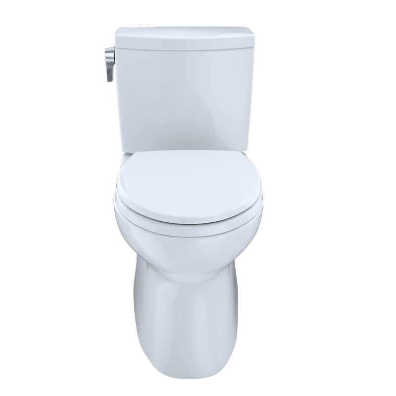 TOTO Vespin II Elongated 1 gpf Right Hand Lever Two-Piece Toilet in Cotton White