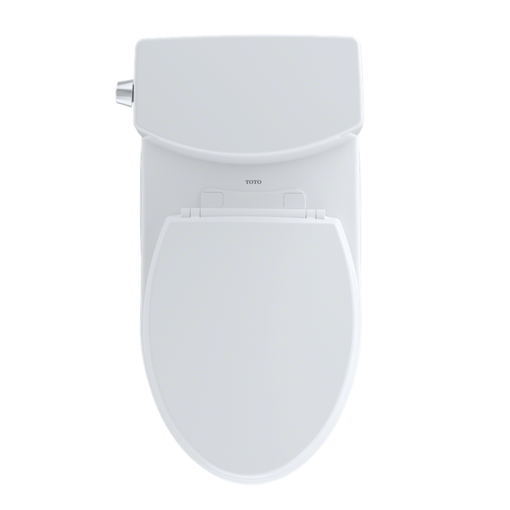 TOTO Vespin II Elongated 1 gpf Right Hand Lever Two-Piece Toilet in Cotton White