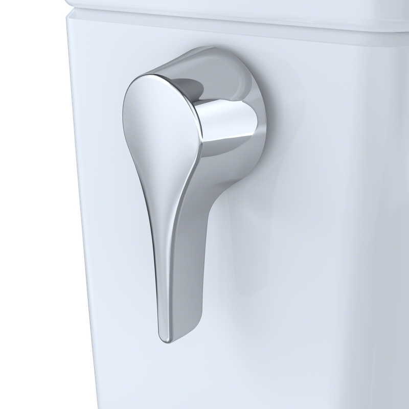 TOTO Vespin II Elongated 1 gpf Right Hand Lever Two-Piece Toilet in Cotton White