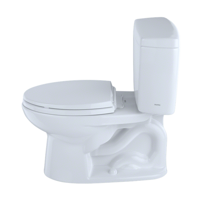 TOTO Eco Drake Elongated 1.28 gpf Two-Piece Toilet in Cotton White