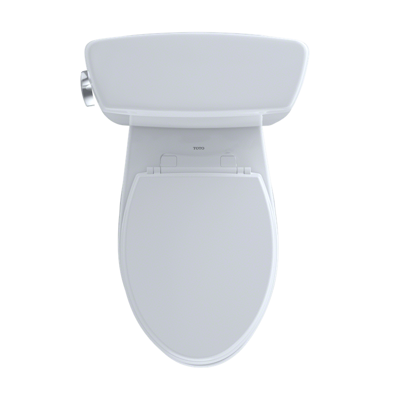 TOTO Eco Drake Elongated 1.28 gpf Two-Piece Toilet in Cotton White