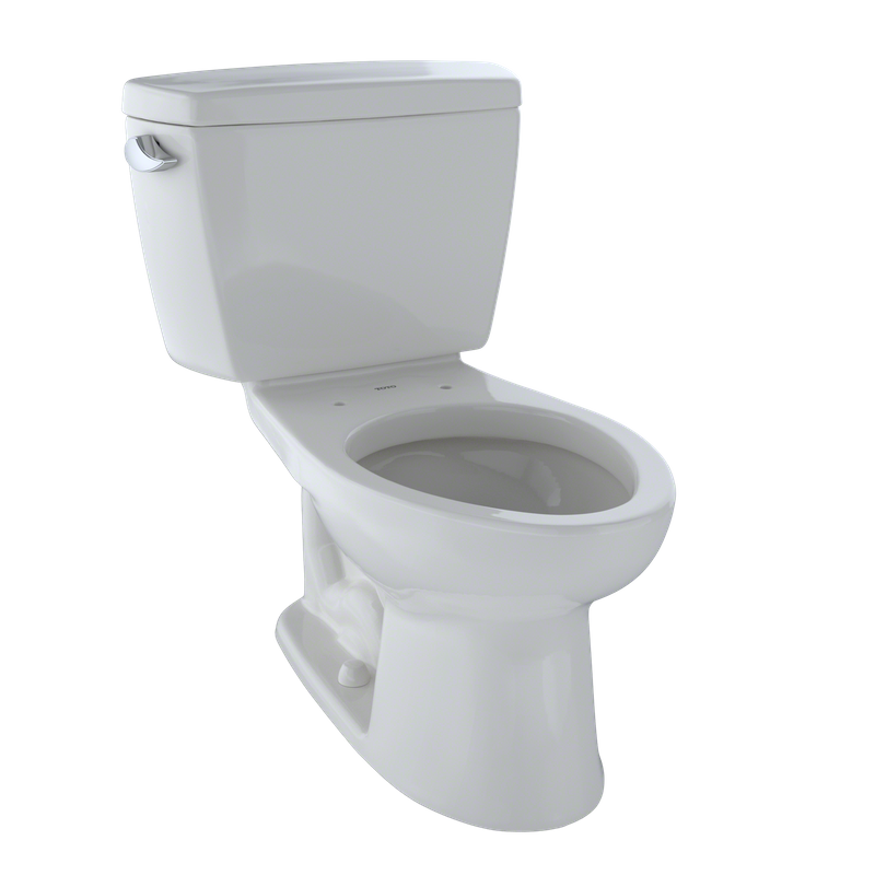 TOTO Drake Elongated 1.6 gpf Two-Piece Toilet in Colonial White - ADA Compliant