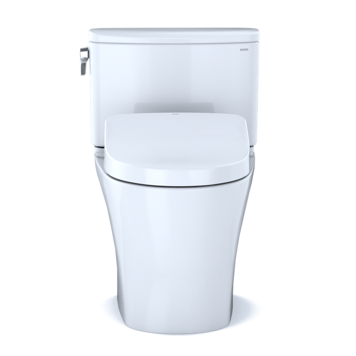 TOTO Nexus Elongated 1.28 gpf Two-Piece Toilet with Washlet+ S500e Auto Flush in Cotton White