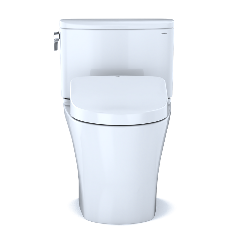 TOTO Nexus Elongated 1 gpf Two-Piece Toilet with Washlet+ S500e in Cotton White