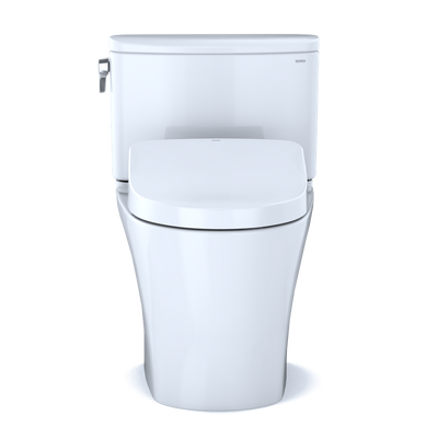 TOTO Nexus Elongated 1 gpf Two-Piece Toilet with Washlet+ S500e in Cotton White