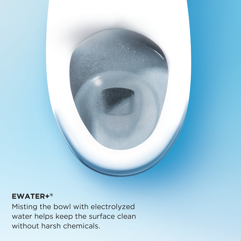 TOTO Nexus Elongated 1 gpf Two-Piece Toilet with Washlet+ S500e Auto Flush in Cotton White