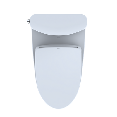 TOTO Nexus Elongated 1.28 gpf Two-Piece Toilet with Washlet+ S550e Auto Flush in Cotton White