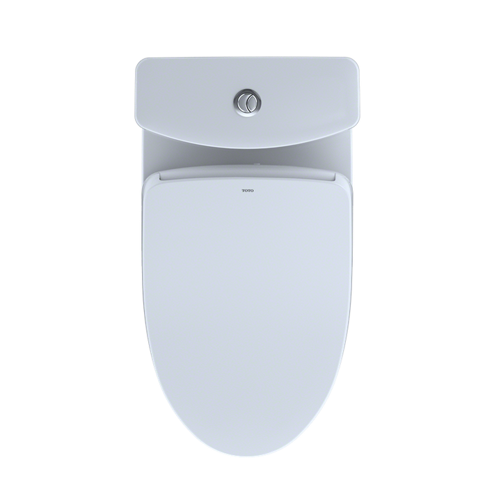 TOTO Aquia IV Elongated Bowl Washlet+ S500E Dual-Flush Two-Piece Toilet, 1.28 & 0.8 GPF, Universal Height - MW4463046CEMFG