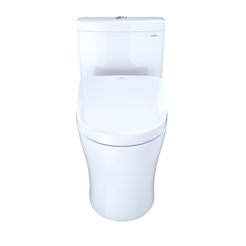 TOTO Aquia IV Elongated Bowl Washlet+ S500E Dual-Flush Two-Piece Toilet, 1.28 & 0.8 GPF - MW4463046CEMG