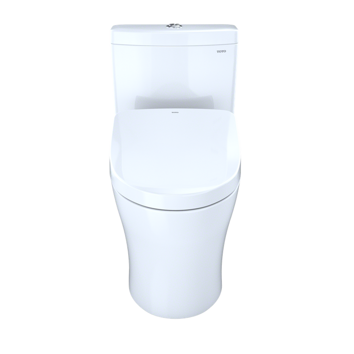 TOTO Aquia IV Elongated Bowl Washlet+ S500E Dual-Flush Two-Piece Toilet, 1.28 & 0.8 GPF - MW4463046CEMG