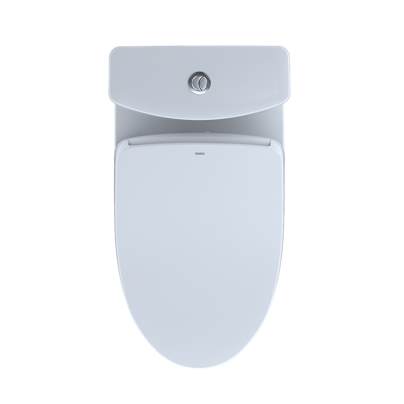 TOTO Aquia IV Elongated Bowl Washlet+ S500E Dual-Flush Two-Piece Toilet, 1.28 & 0.8 GPF - MW4463046CEMG