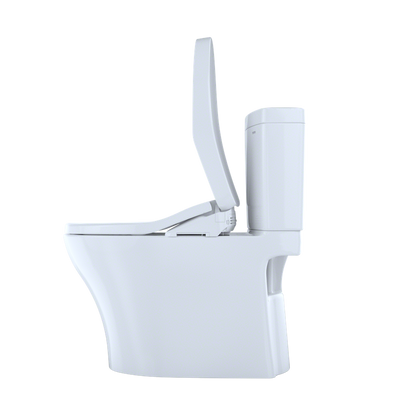 TOTO Aquia IV 1G Elongated Washlet+ S500e Dual-Flush Two-Piece Toilet, 1.0 & 0.8 GPF - MW4463046CUMG