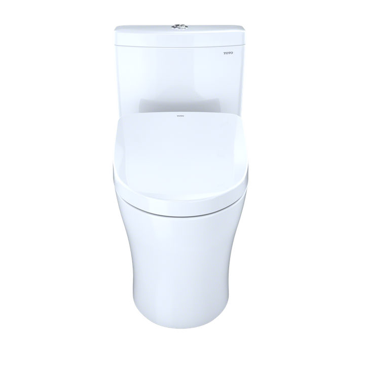 TOTO Aquia IV 1G Elongated Washlet+ S500e Dual-Flush Two-Piece Toilet, 1.0 & 0.8 GPF - MW4463046CUMG