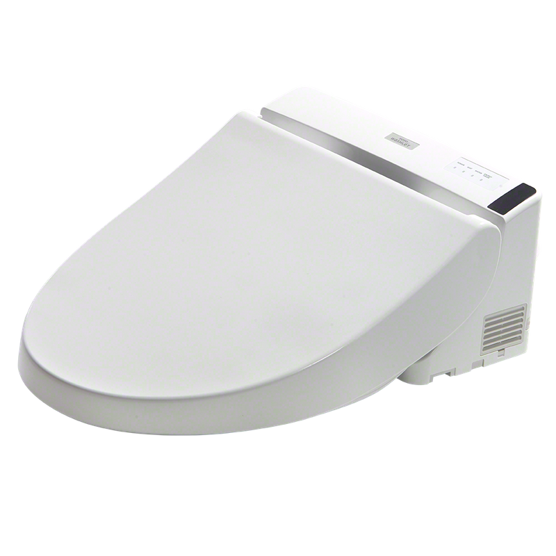 TOTO Washlet C200 Round Electronic Soft-Close Bidet Seat in Cotton White