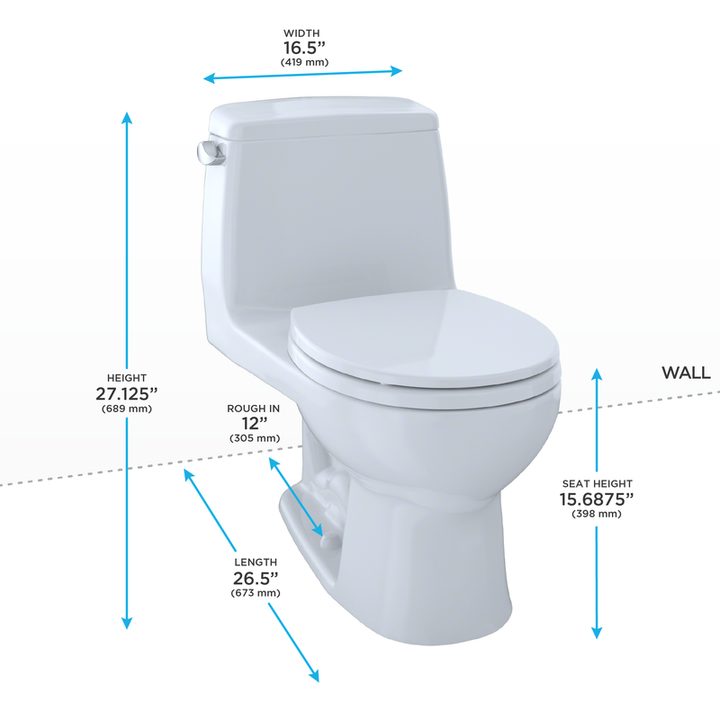 TOTO UltraMax Round 1.6 gpf One-Piece Toilet