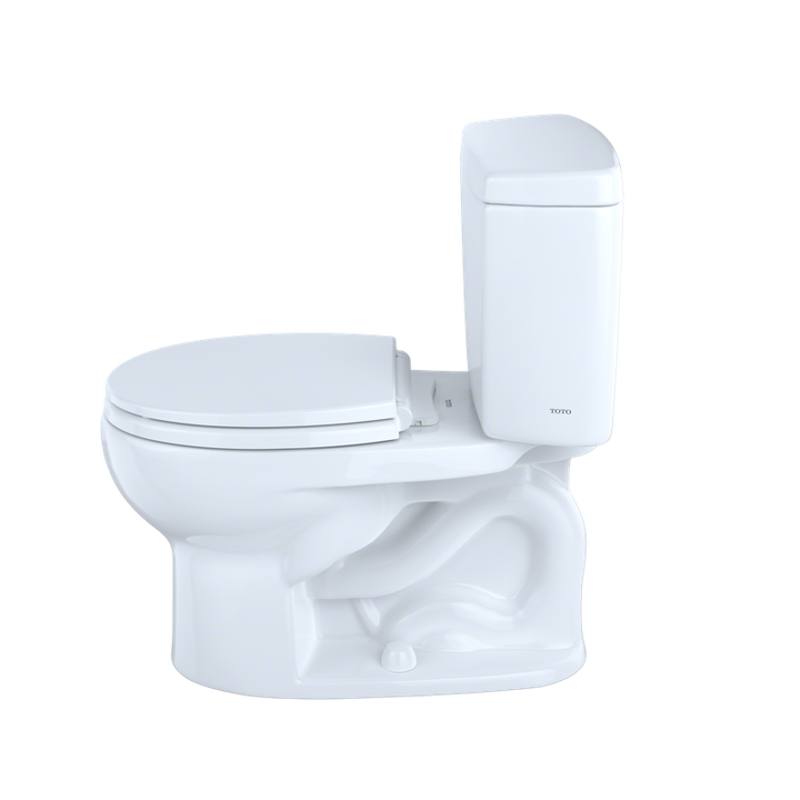 TOTO Eco Drake Round 1.28 gpf Two-Piece Toilet in Cotton White