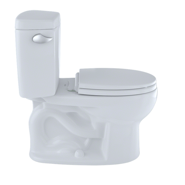 TOTO Eco Drake Round 1.28 gpf Two-Piece Toilet in Cotton White