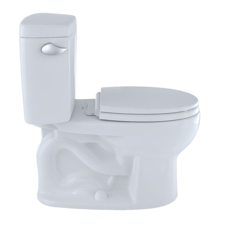 TOTO Eco Drake Round 1.28 gpf Two-Piece Toilet in Cotton White