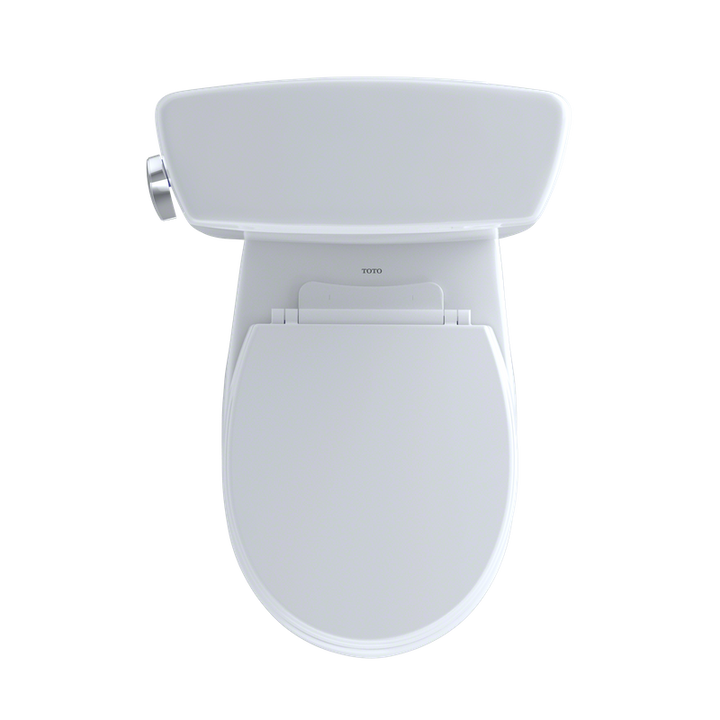 TOTO Eco Drake Round 1.28 gpf Two-Piece Toilet in Cotton White