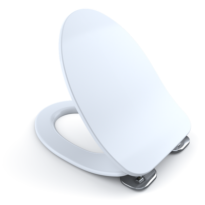 TOTO Elongated SoftClose Slim Toilet Seat in Cotton White