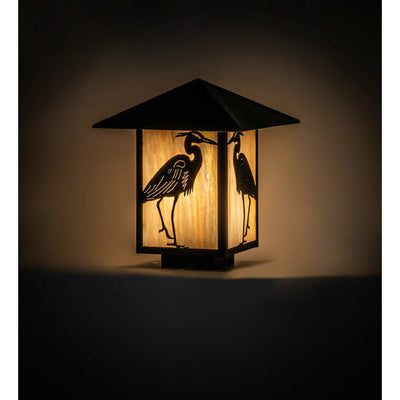Meyda Lighting 10" Square Seneca Heron Deck Light 221655