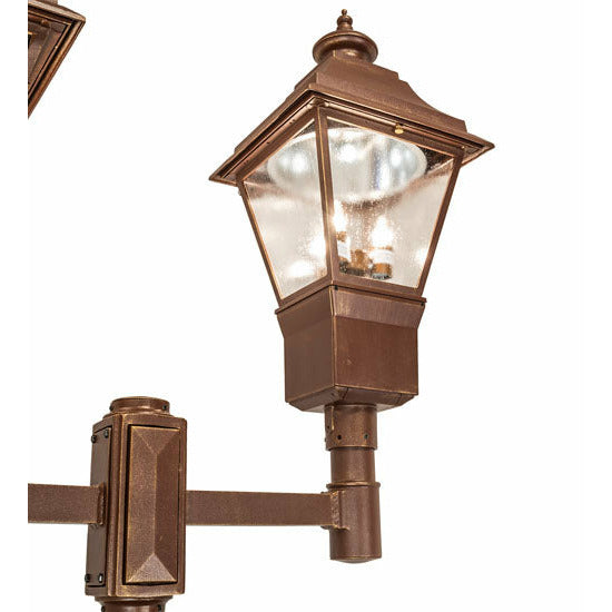 Meyda Lighting 47" Long Carefree 2 Lantern Outdoor Street Lamp 236167