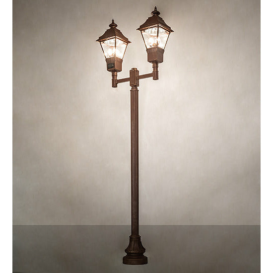 Meyda Lighting 47" Long Carefree 2 Lantern Outdoor Street Lamp 236167