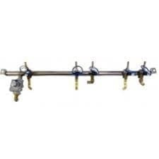 Fire Magic Manifold with Valves and Fittings for Built-In E660 Grills with Backburner (24193-22)
