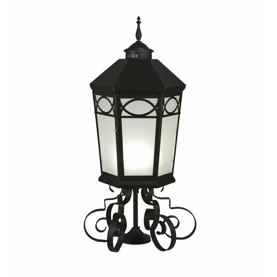 Meyda Lighting 16" Wide Restored Taft 1 Light Lantern Post Mount 243501