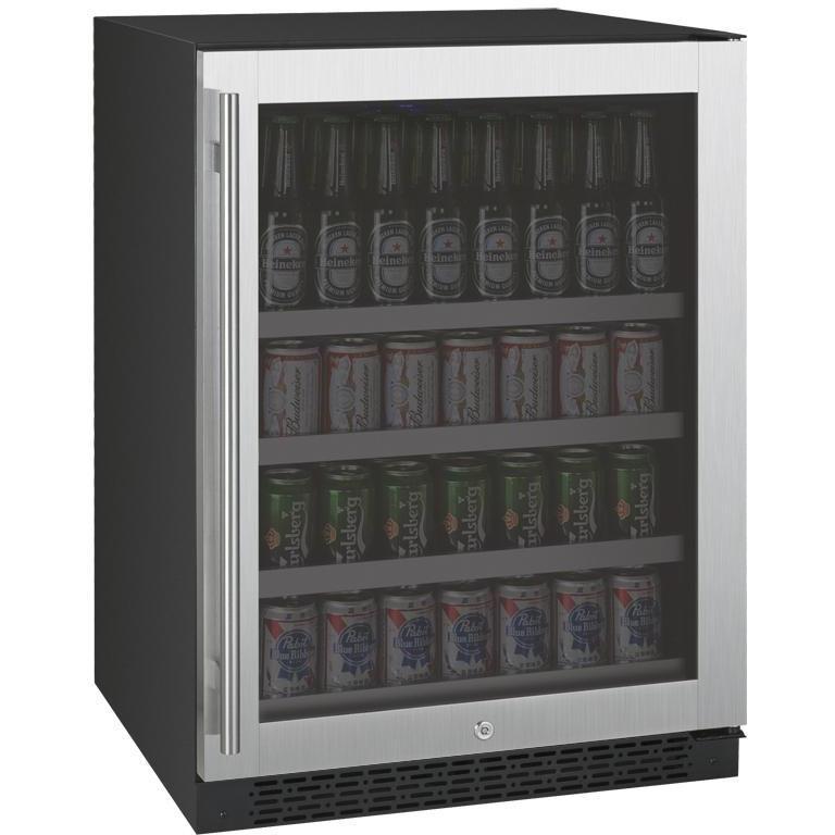 Allavino VSBC24-SL20 Beverage Center 24" Wide FlexCount II Tru-Vino Stainless Steel Left Hinge