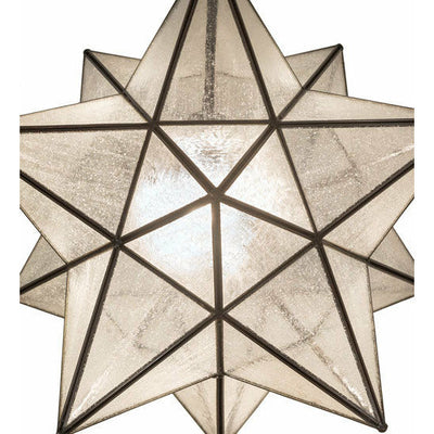 Meyda Lighting 21" Wide Moravian Star Semi-Flushmount 249905