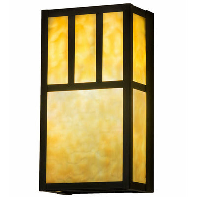 Meyda Lighting 6.5" Wide Hyde Park Double Bar Mission Wall Sconce 254403